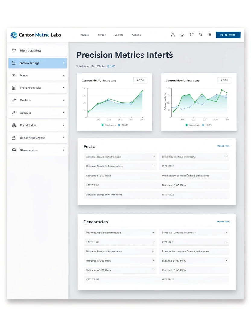 Precision metrics interface at Canton Metric Labs