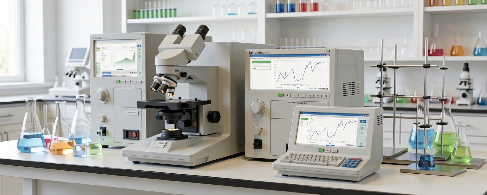 Precision laboratory equipment representing data accuracy
